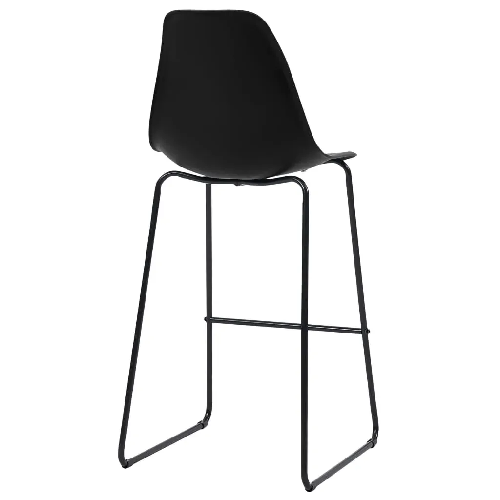 5 Piece Bar Set Plastic Black Price
