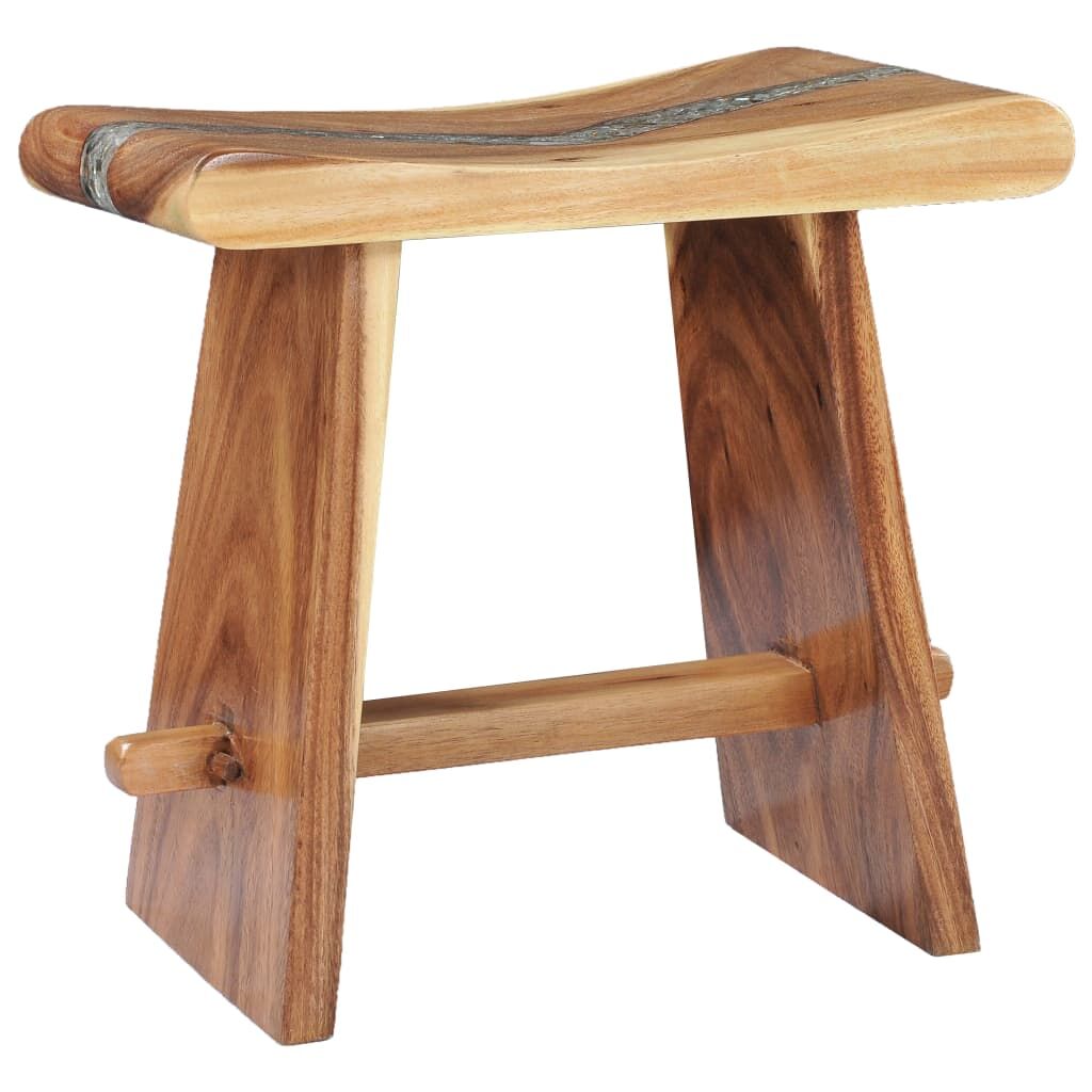 Stool Solid Suar Wood and Polyresin Price