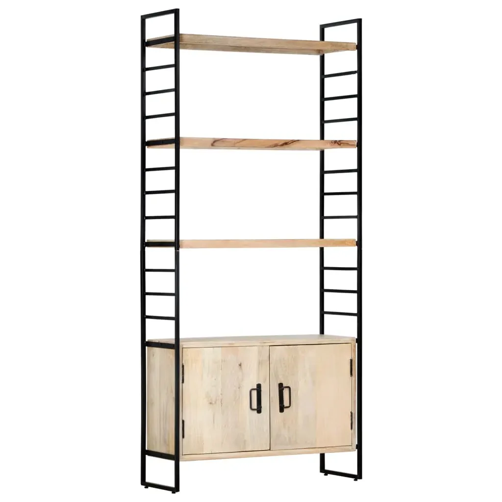 4-Tier Bookcase 80x30x180 cm Solid Mango Wood Price
