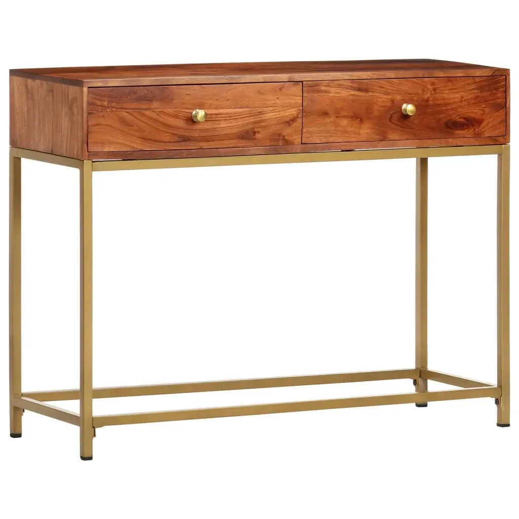 Console Table 100x35x76 cm Solid Wood Acacia Price