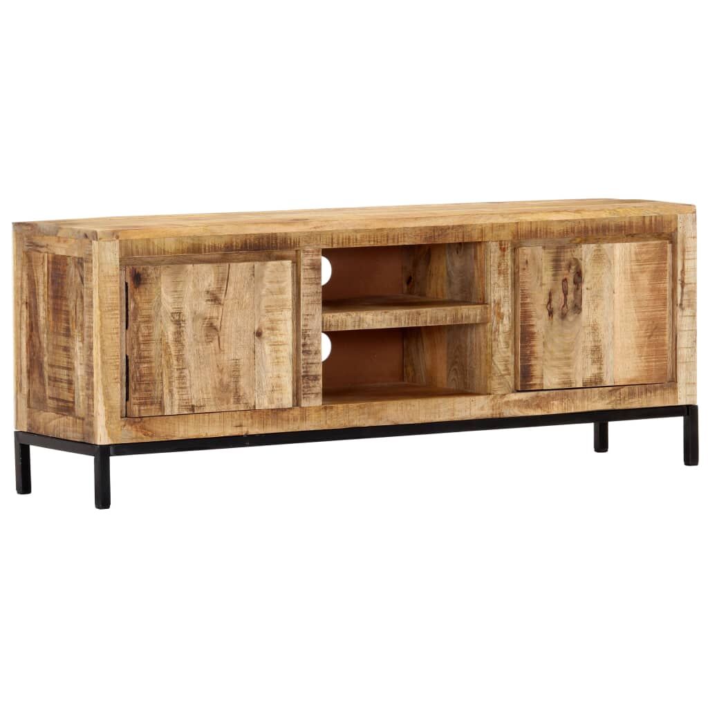 TV Cabinet 118x30x45 cm Solid Mango Wood Price