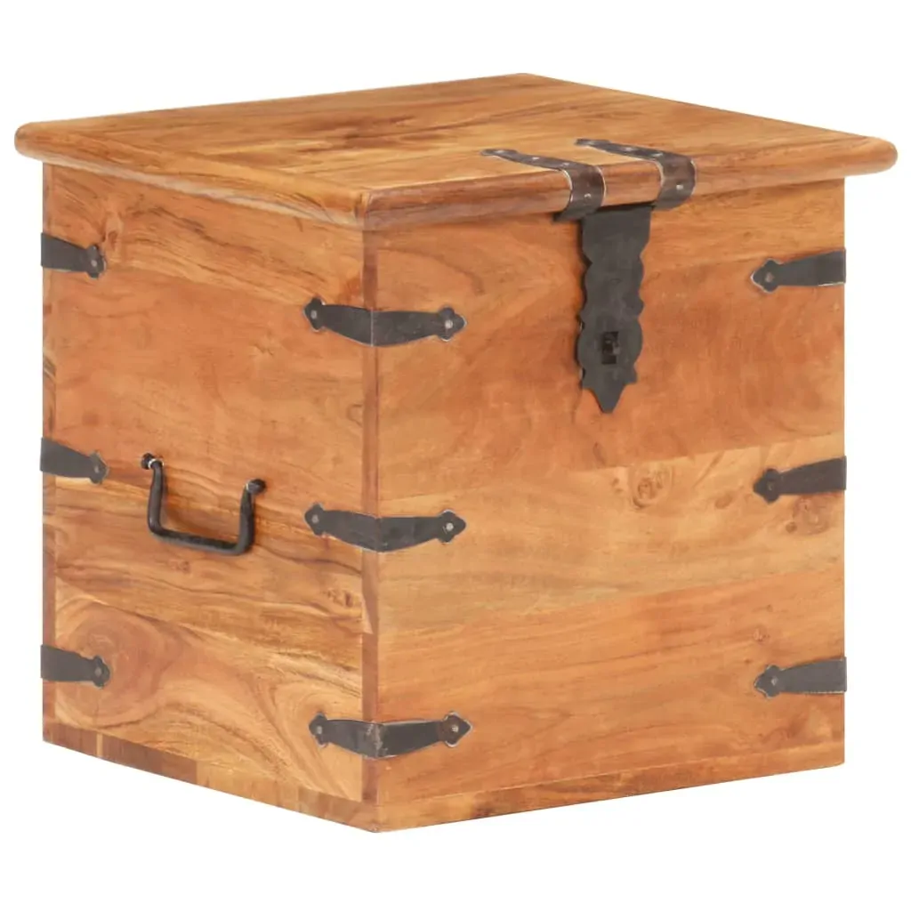Chest 40x40x40 cm Solid Acacia Wood Price