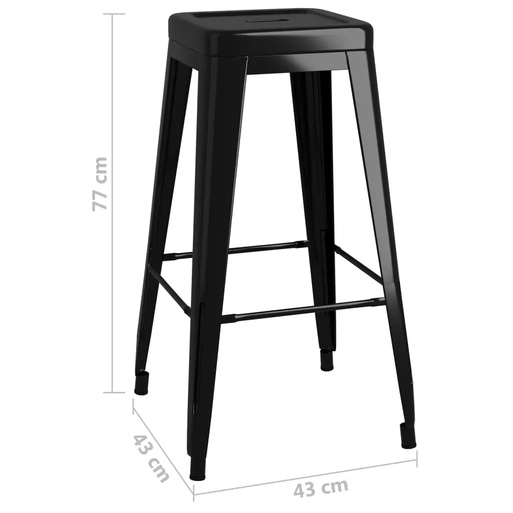 7 Piece Bar Set White and Black Price