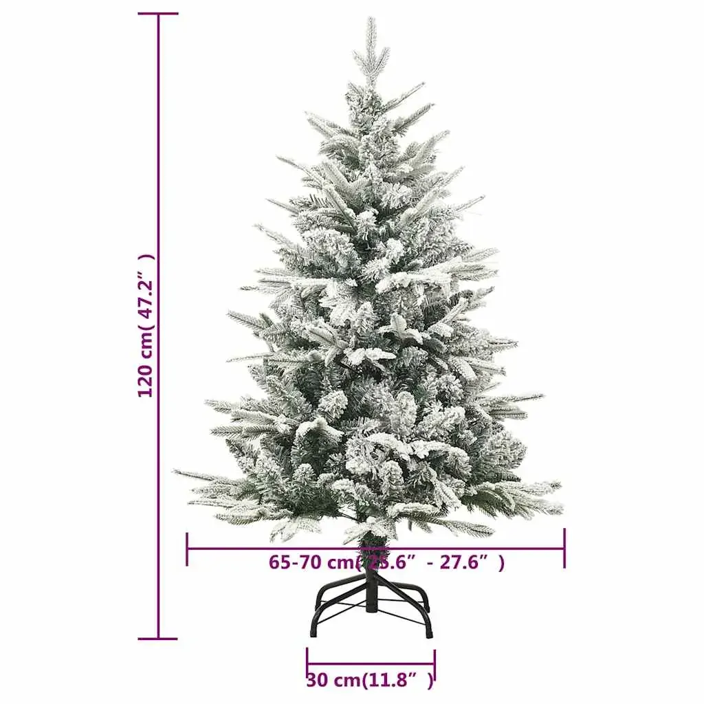 Artificial Christmas Tree LED&Ball Set&Flocked Snow 120cm PVC&PE Price