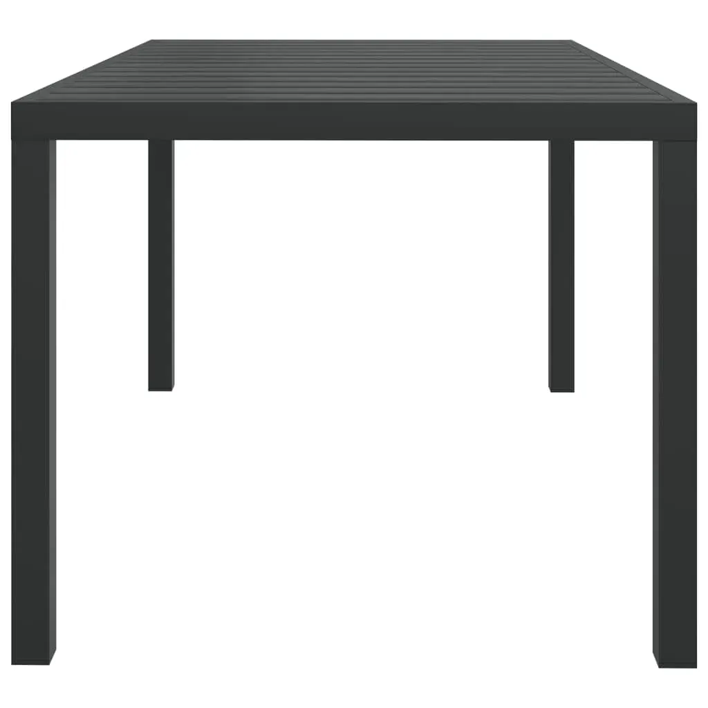 7 Piece Garden Dining Set with Cushions Poly Rattan Black Price