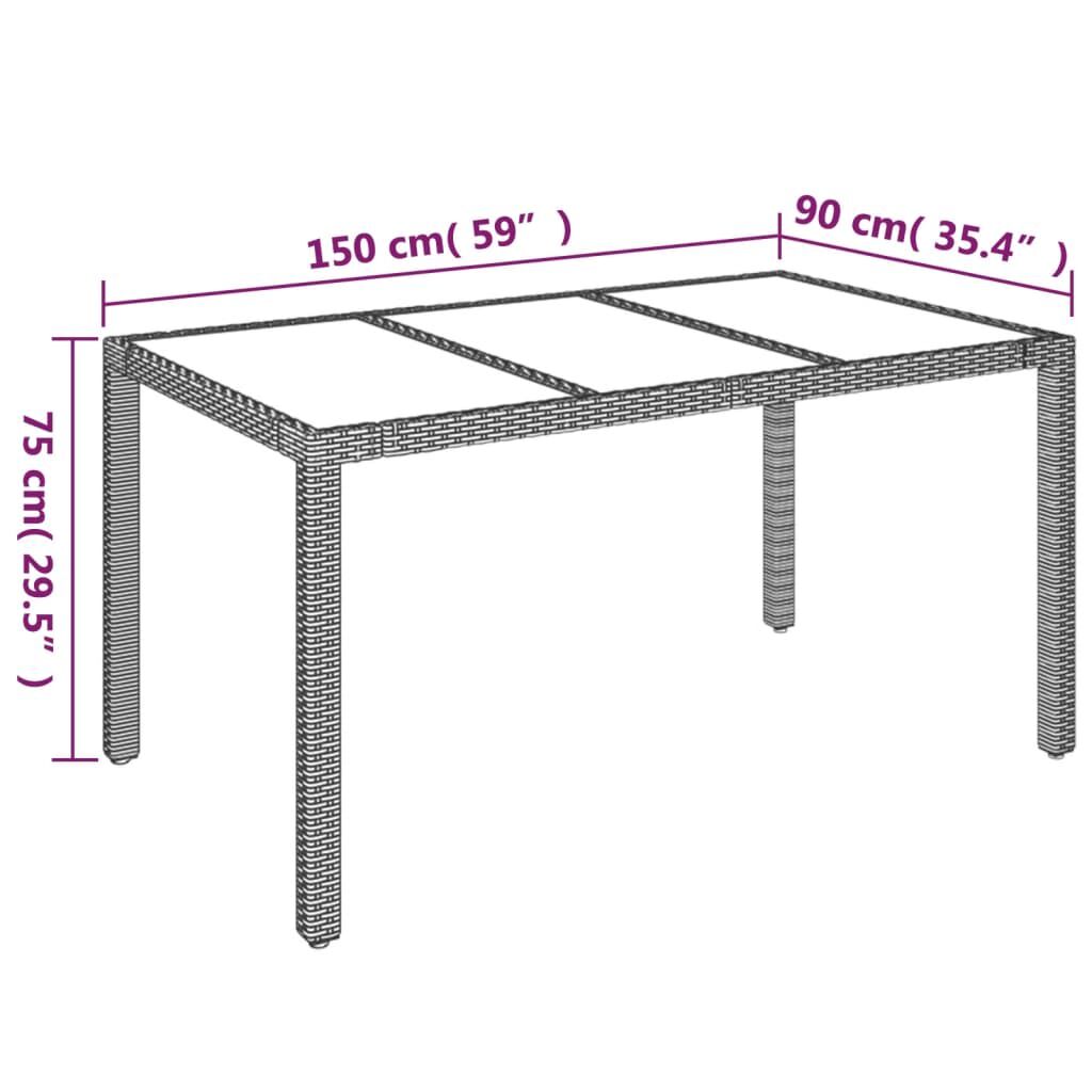 5 Piece Garden Dining Set with Cushions Grey Poly Rattan Price