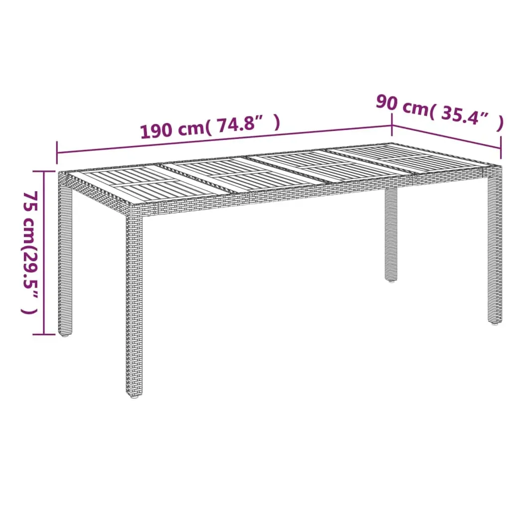 7 Piece Garden Dining Set with Cushions Grey Poly Rattan Price