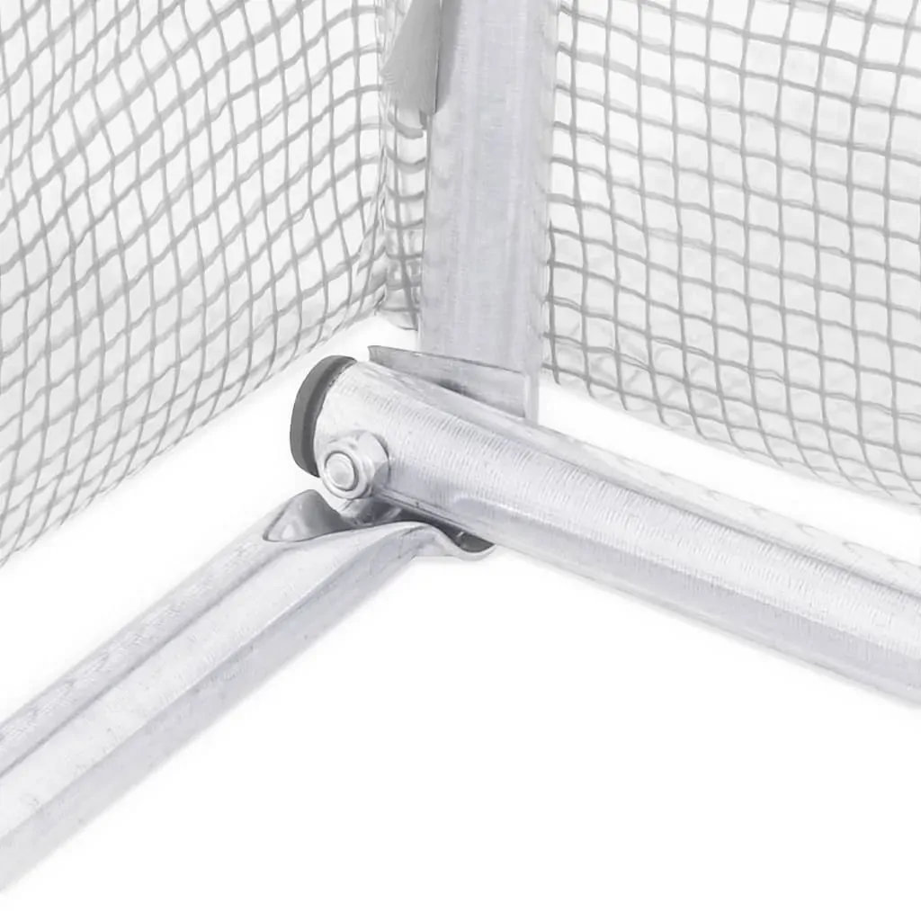 Greenhouse with Steel Frame White 36 m² 18x2x2 m Price