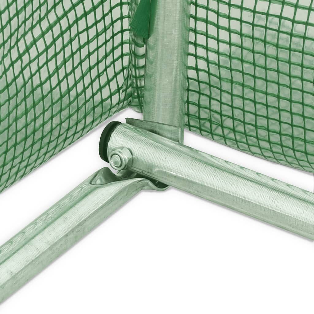 Greenhouse with Steel Frame Green 18 m² 6x3x2 m Price