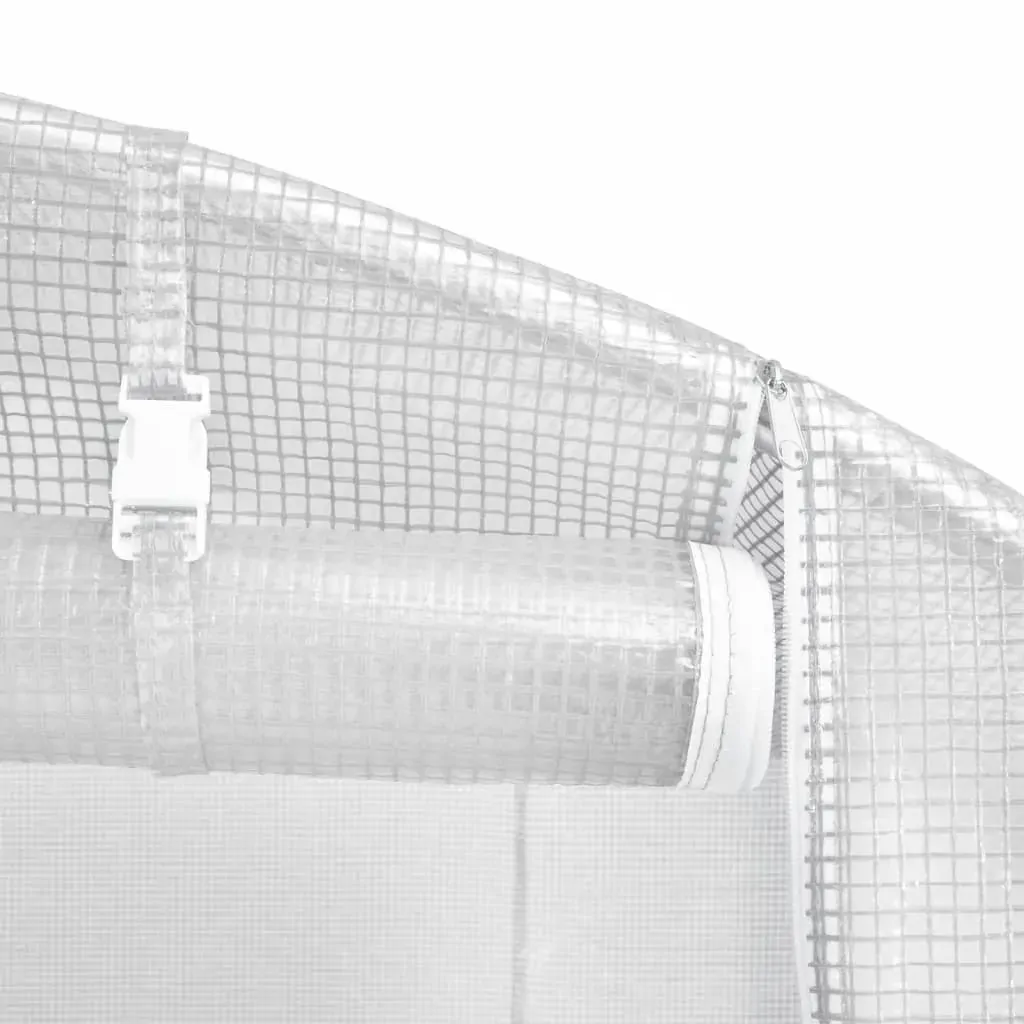 Greenhouse with Steel Frame White 80 m² 20x4x2 m Price
