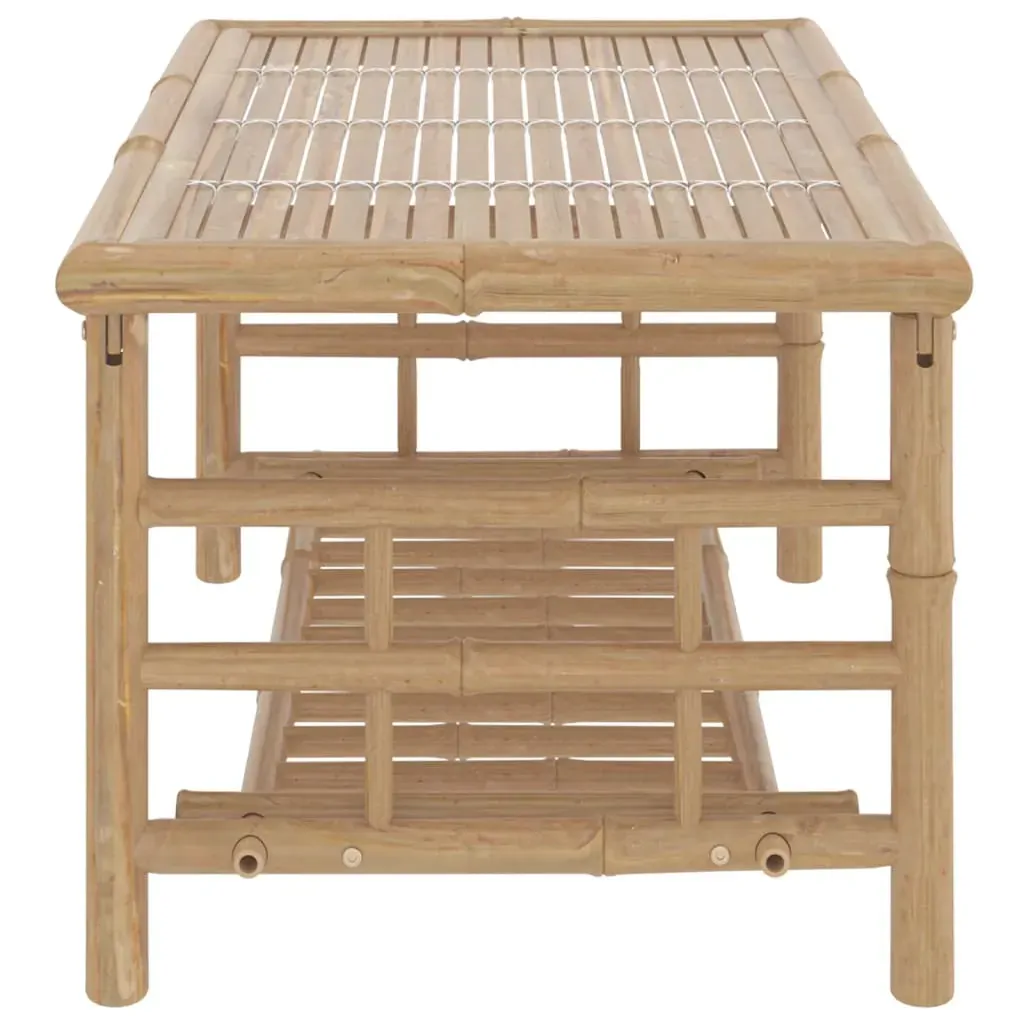 2 Piece Garden Lounge Set with Dark Grey Cushions Bamboo Price