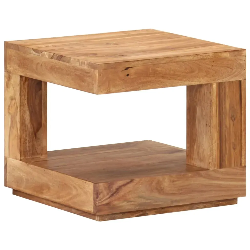 Coffee Table 45x45x40 cm Solid Wood Acacia Price