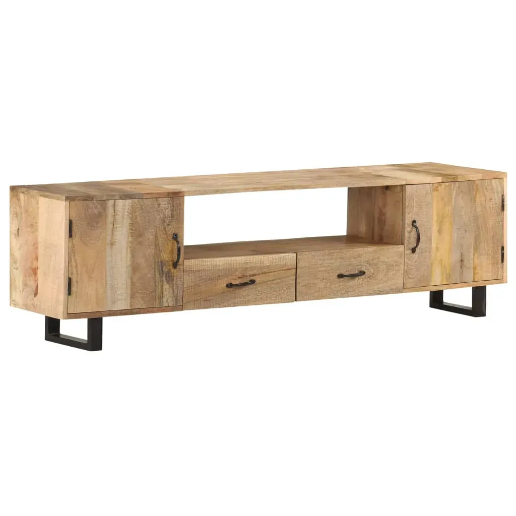 TV Cabinet 160x30x45 cm Solid Mango Wood Price