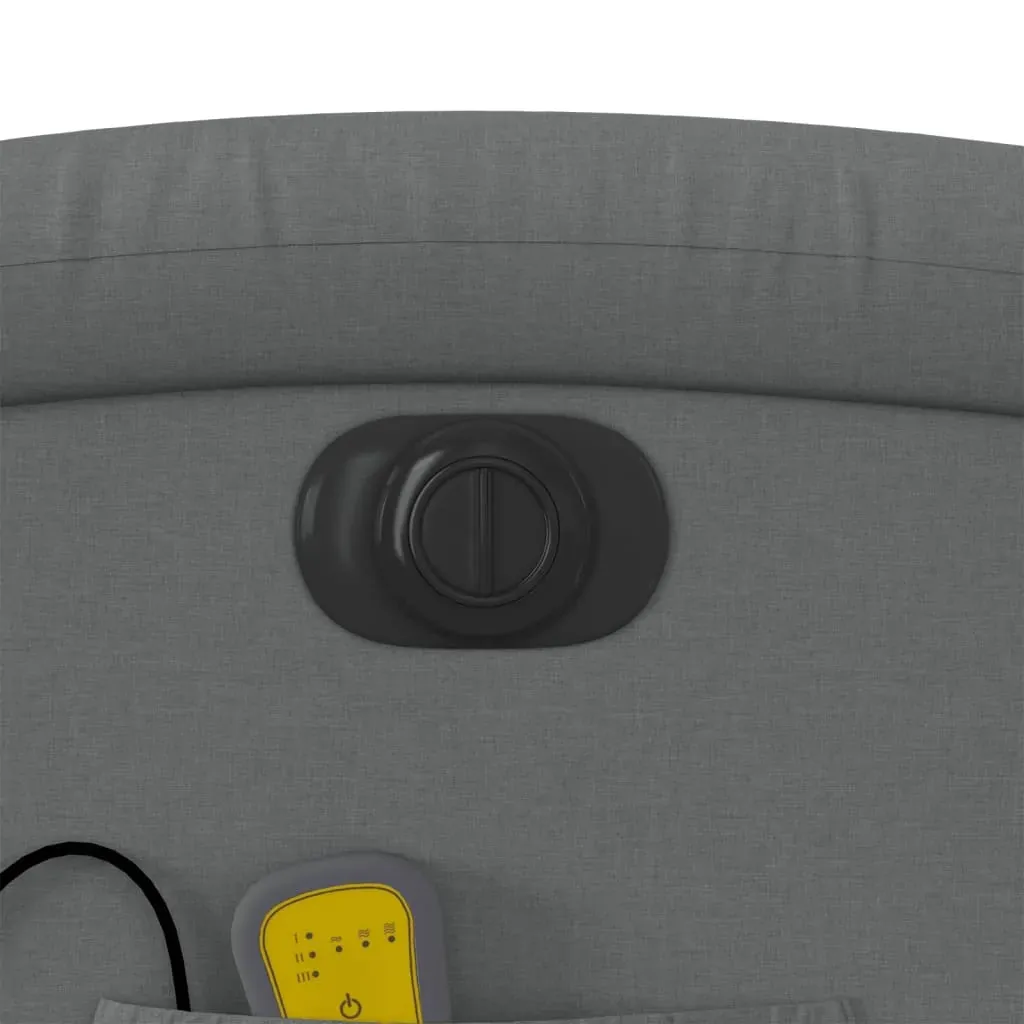 Electric Massage Recliner Chair Dark Grey Fabric Price