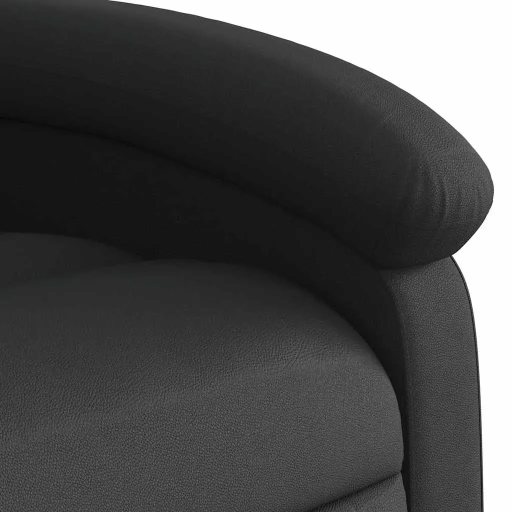 Electric Massage Recliner Chair Black Real Leather Price