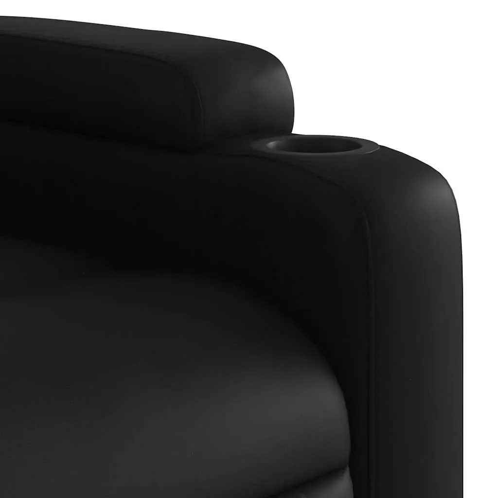 Electric Massage Recliner Chair Black Faux Leather Price