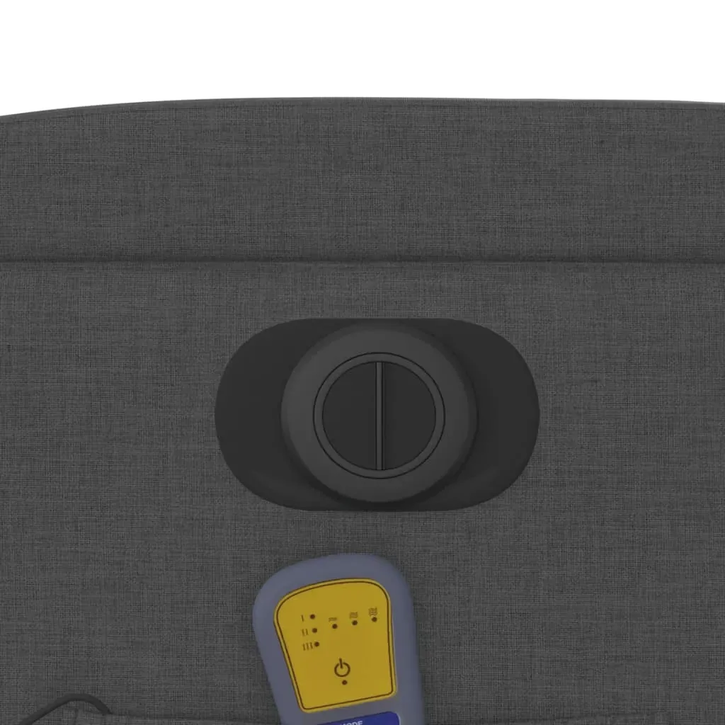Electric Massage Recliner Chair Dark Grey Fabric Price