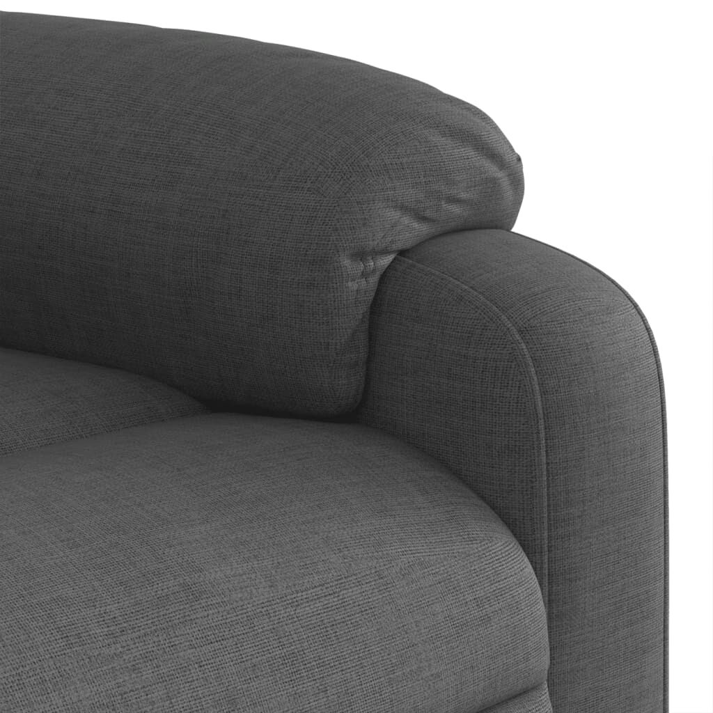 Stand up Massage Recliner Chair Dark Grey Fabric Price