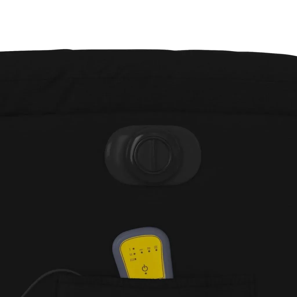 Electric Massage Recliner Chair Black Fabric Price