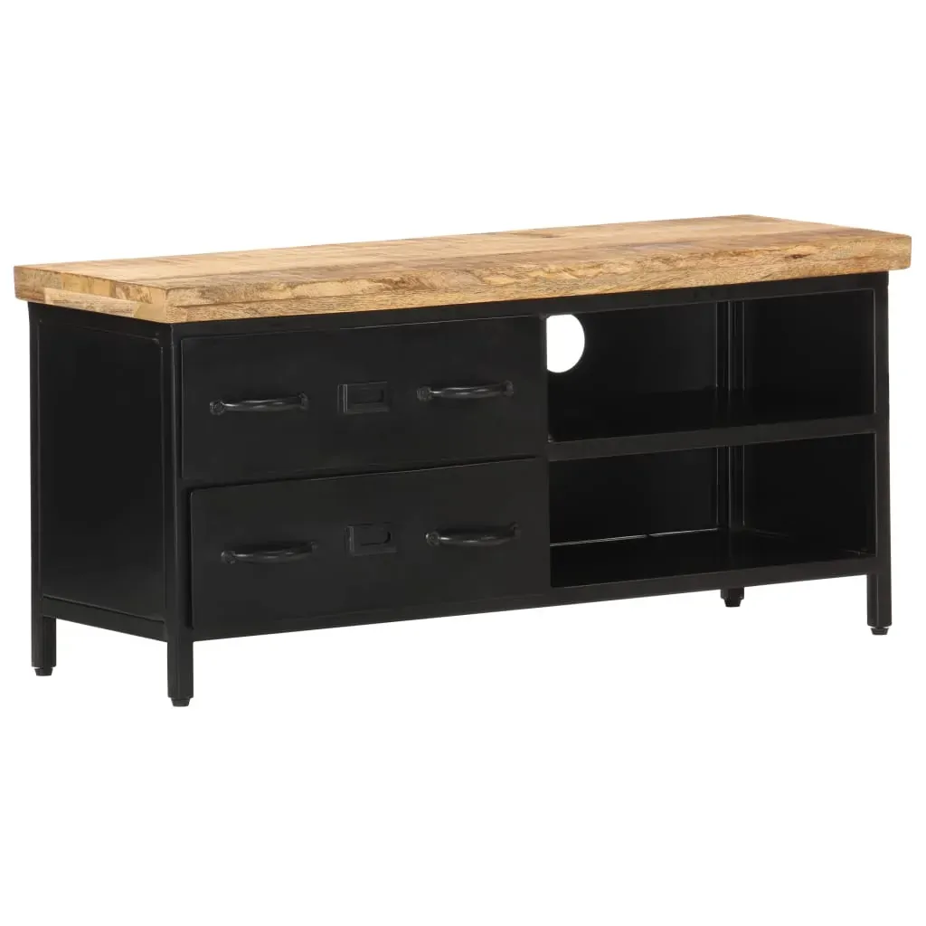 TV Cabinet 90x30x41 cm Rough Mango Wood Price