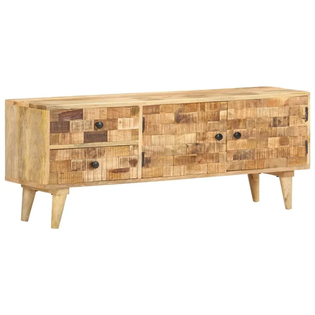 TV Cabinet 120x30x45 cm Solid Mango Wood Price