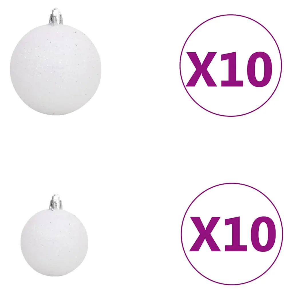 Slim Christmas Tree 300 LEDs & Ball Set 270 cm Price