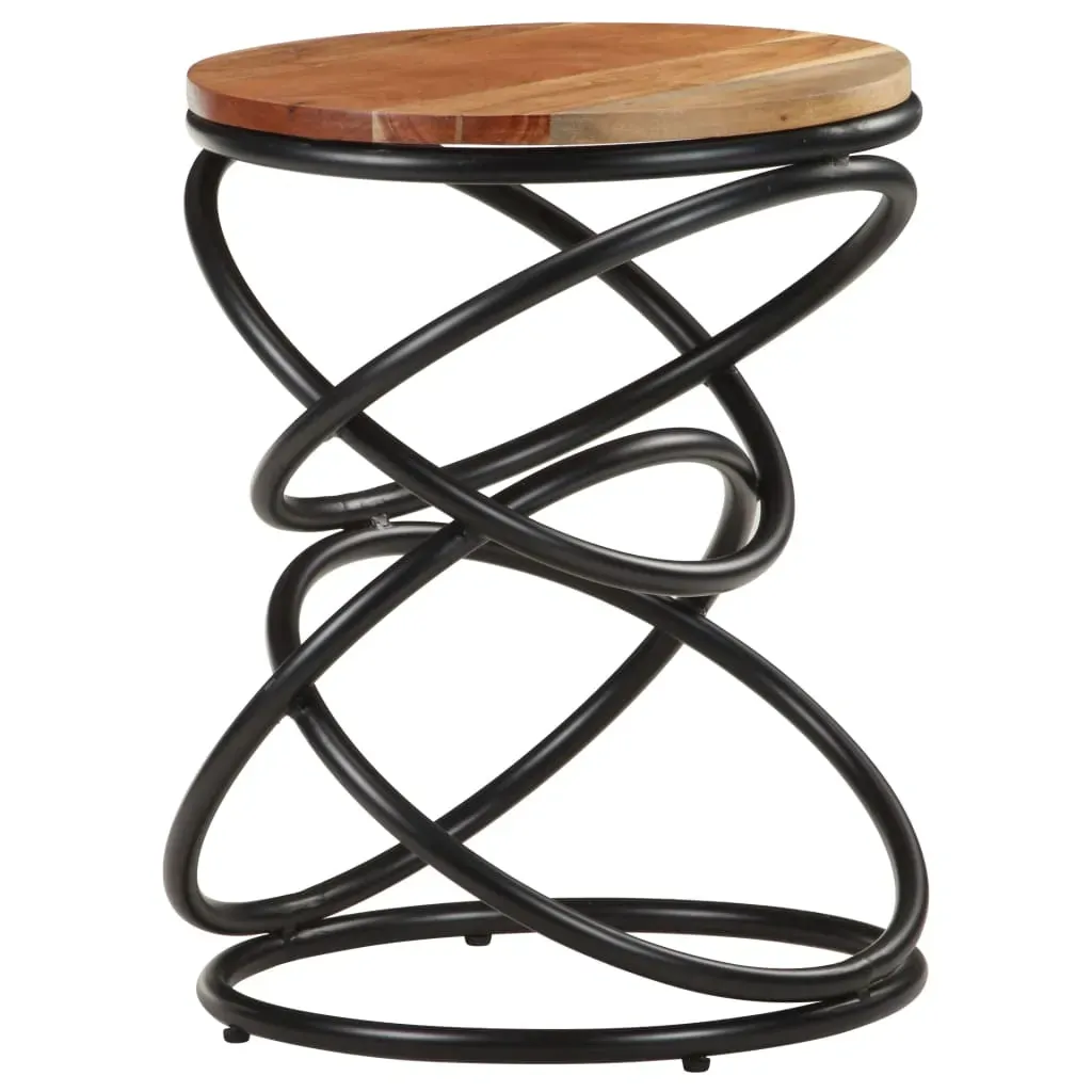 End Table 40x40x52 cm Solid Acacia Wood Price