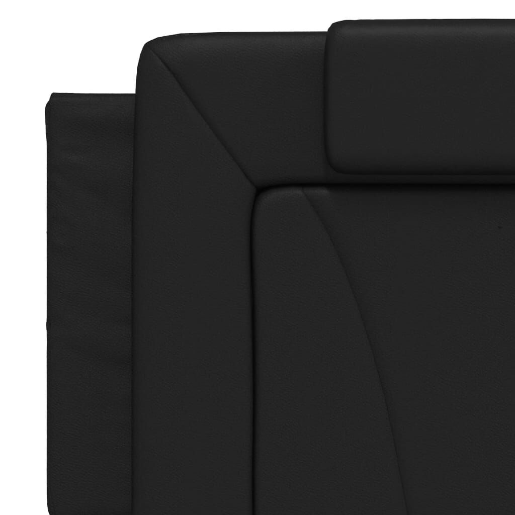 Bed Frame with LED without Mattress Black 152x203 cm Queen Price