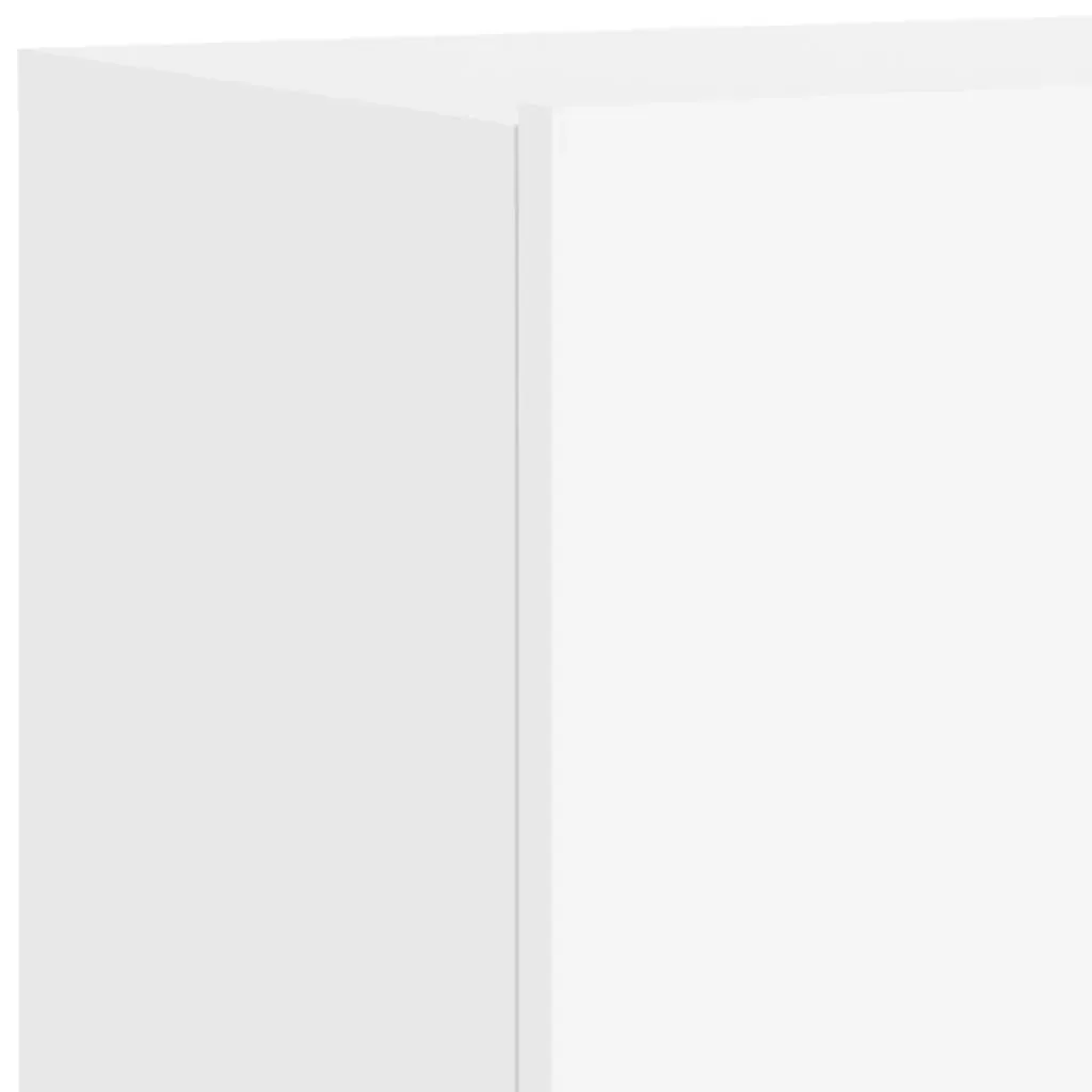 5 Piece TV Wall Units White Engineered Wood Price