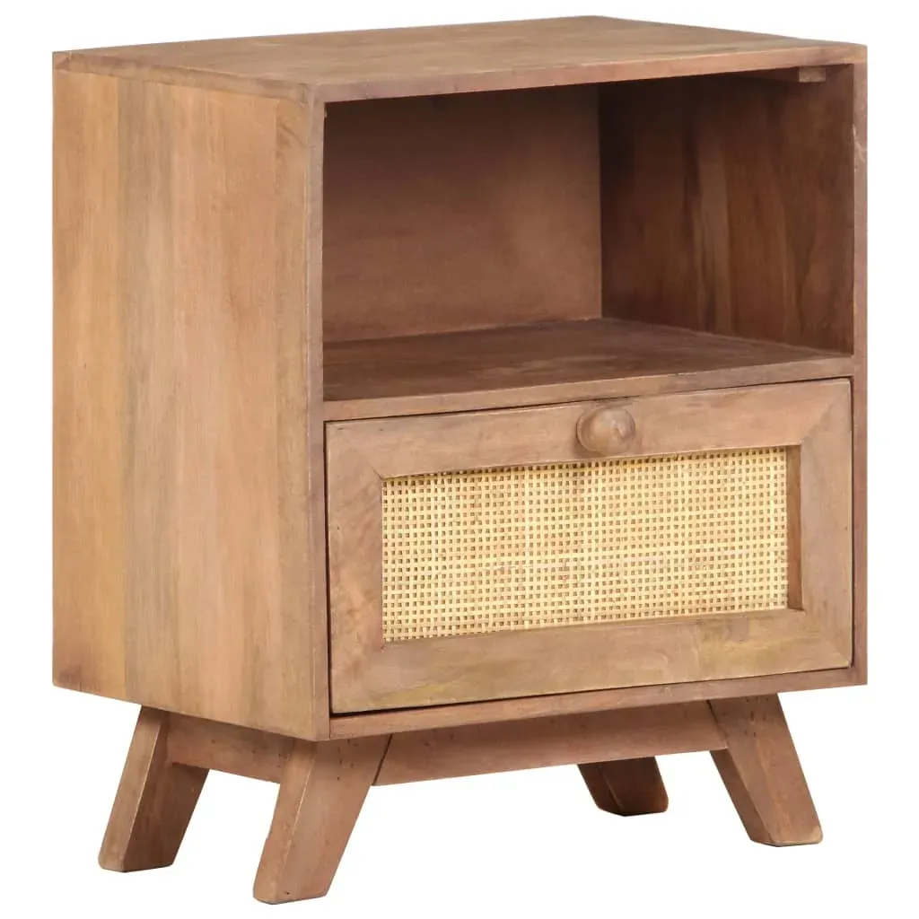 Bedside Cabinet 40x30x50 cm Solid Mango Wood Price