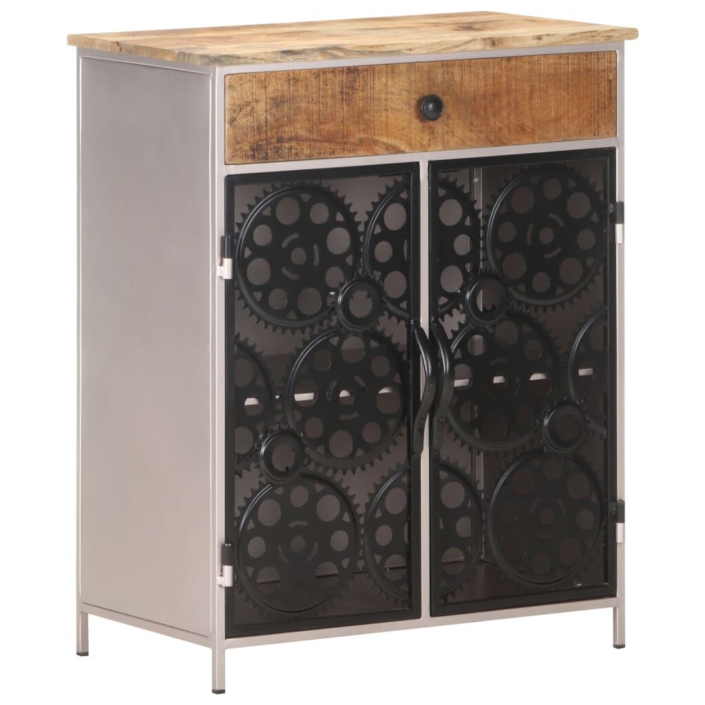 Sideboard 60x35x75 cm Rough Mango Wood & Iron Price