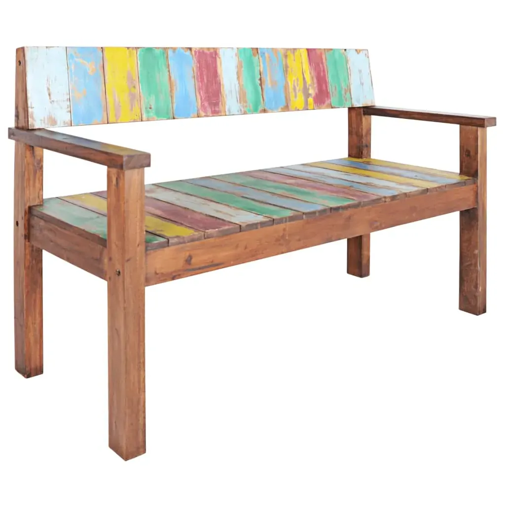 Bench 115 cm Solid Reclaimed Wood Price