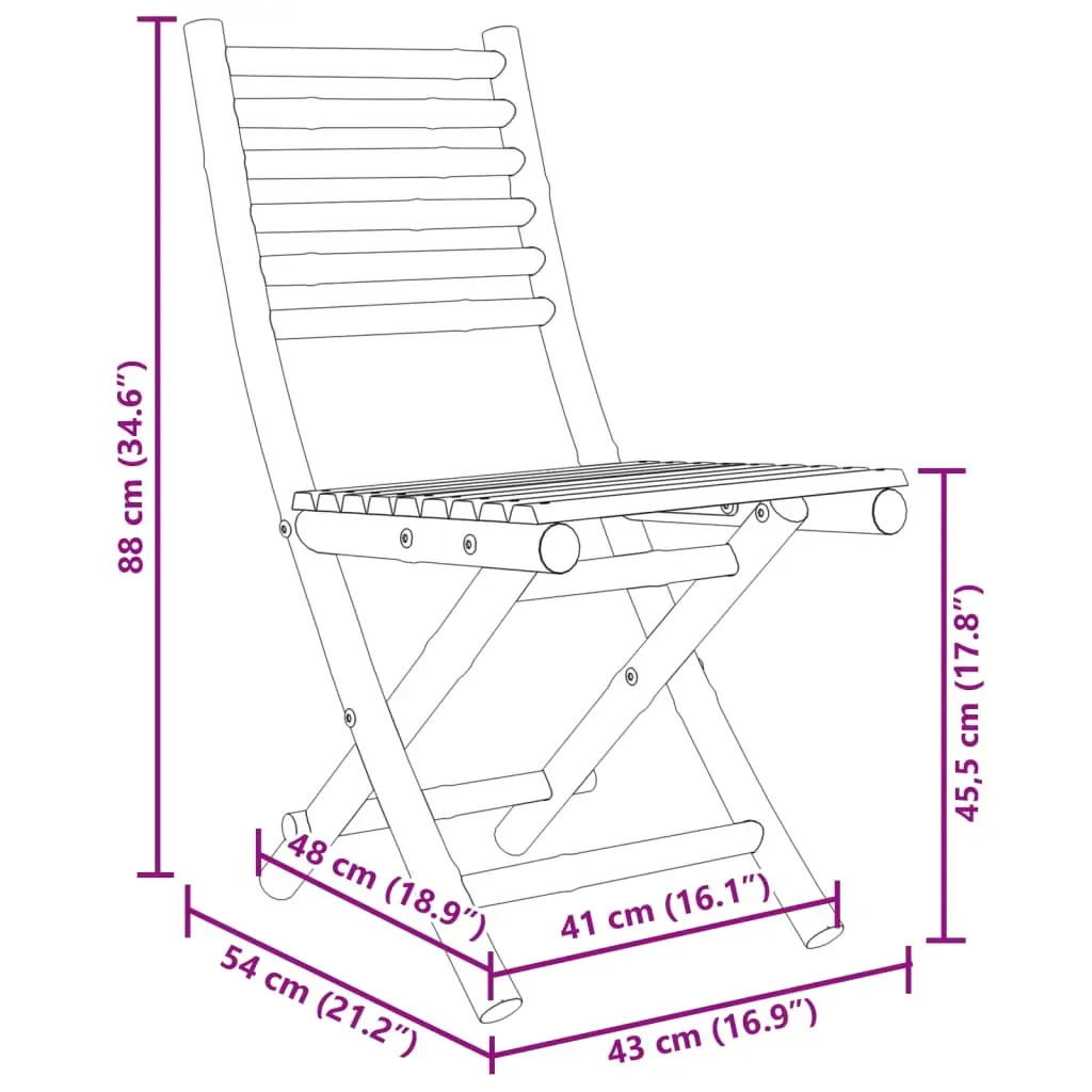 5 Piece Garden Dining Set Bamboo Price
