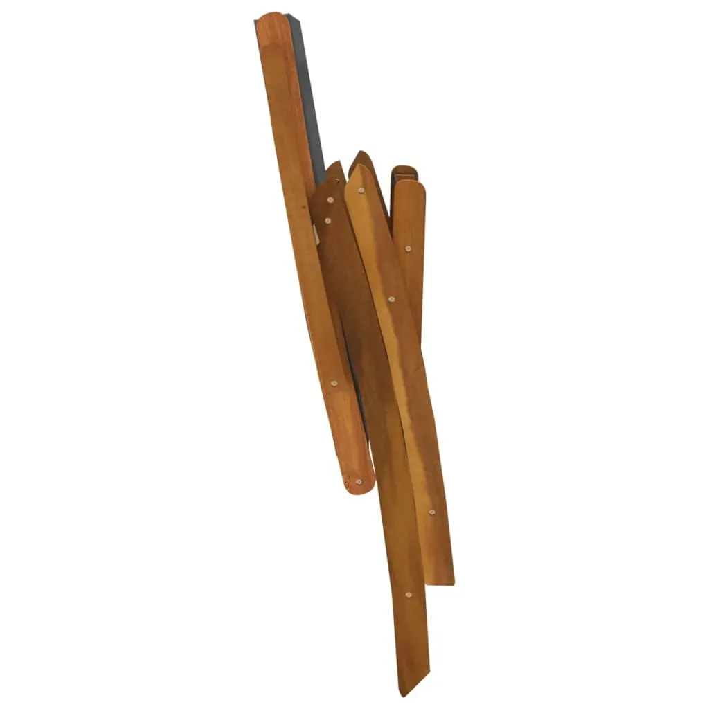 5 Piece Garden Dining Set Solid Wood Acacia and Textilene Price