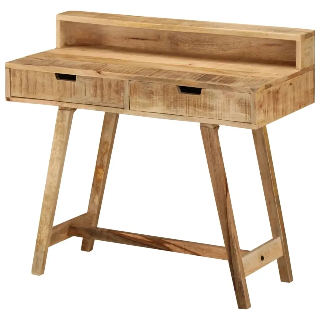 Desk 100x45x90 cm Solid Rough Mango Wood Price