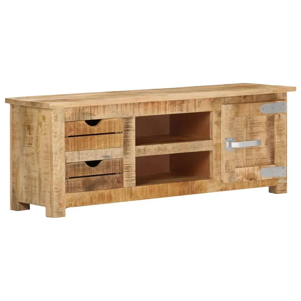 TV Cabinet 110x30x40 cm Rough Mango Wood Price