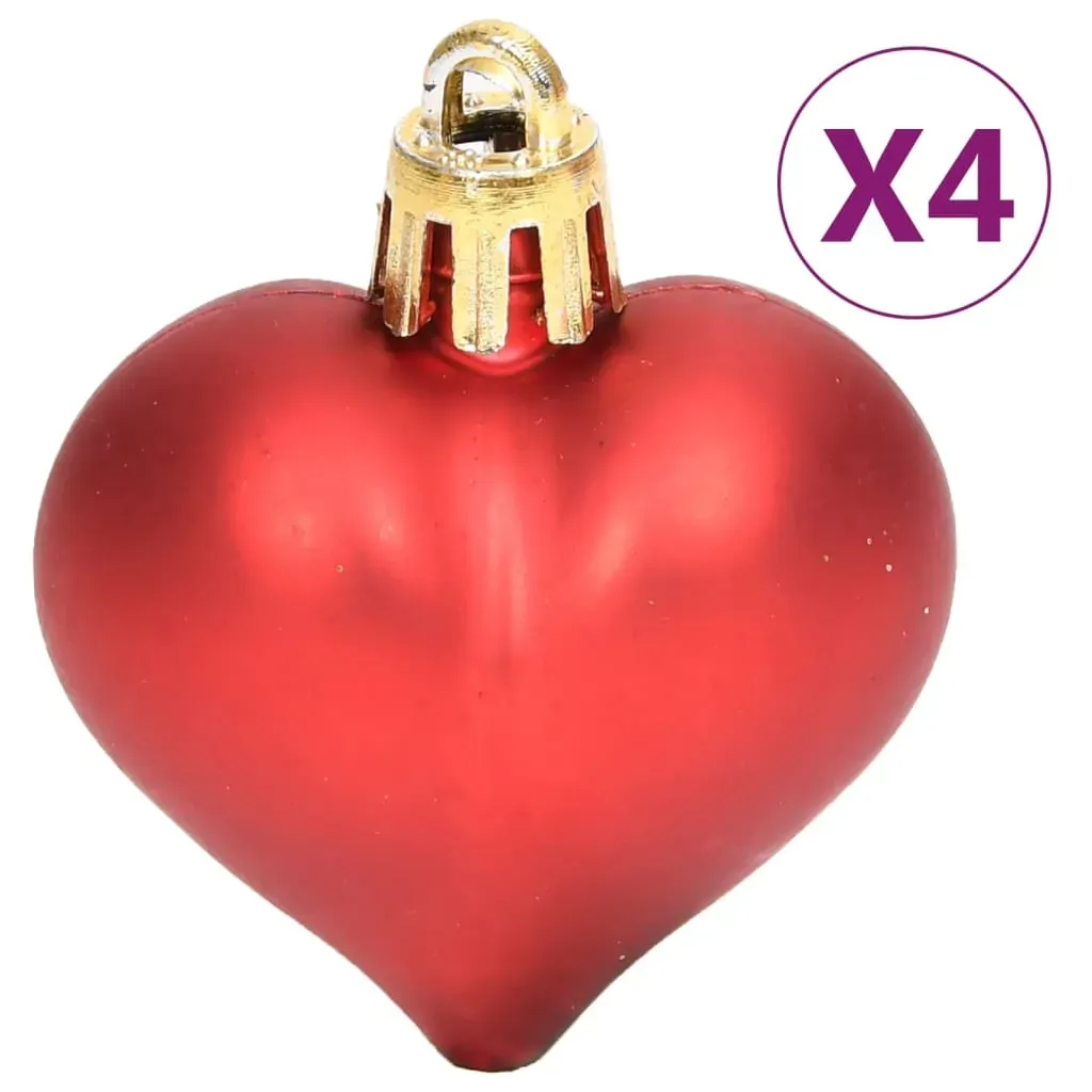 70 Piece Christmas Bauble Set Gold and Red Price