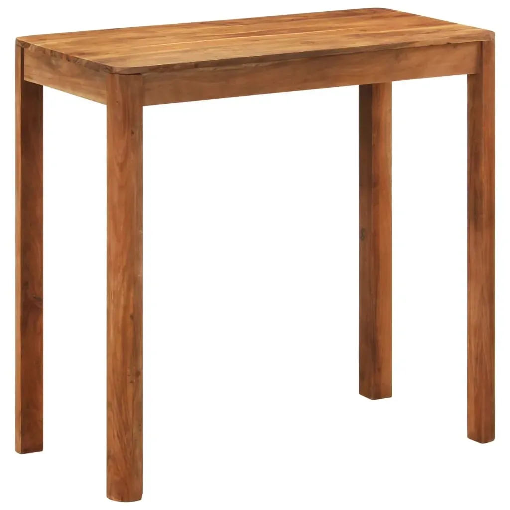 Bar Table Solid Wood Acacia with Honey Finish 110x55x106 cm Price