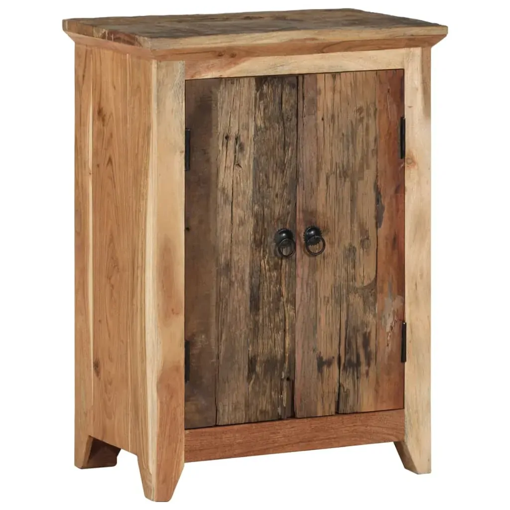 Sideboard 55x33x75 cm Solid Wood Acacia and Reclaimed Price
