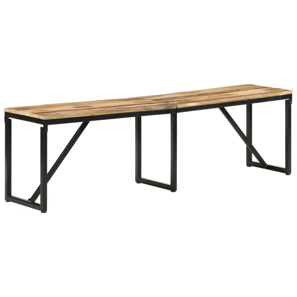Bench 160x35x46 cm Solid Wood Mango Price
