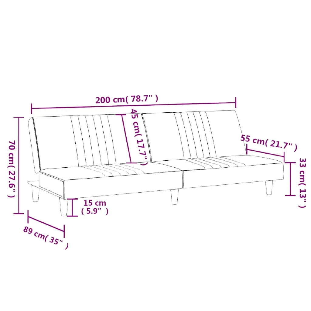 Sofa Bed Dark Grey Fabric Price