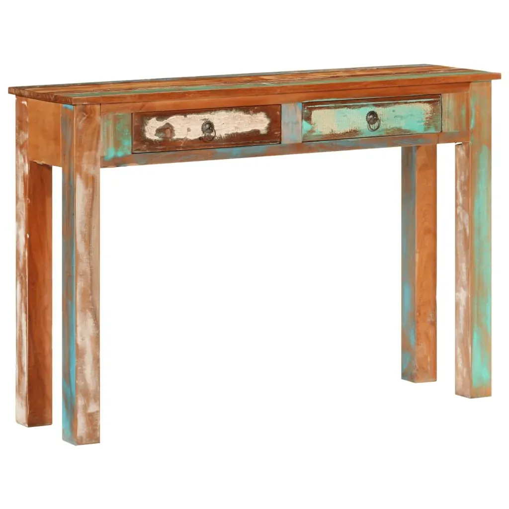 Console Table 110x30x75 cm Solid Wood Reclaimed Price
