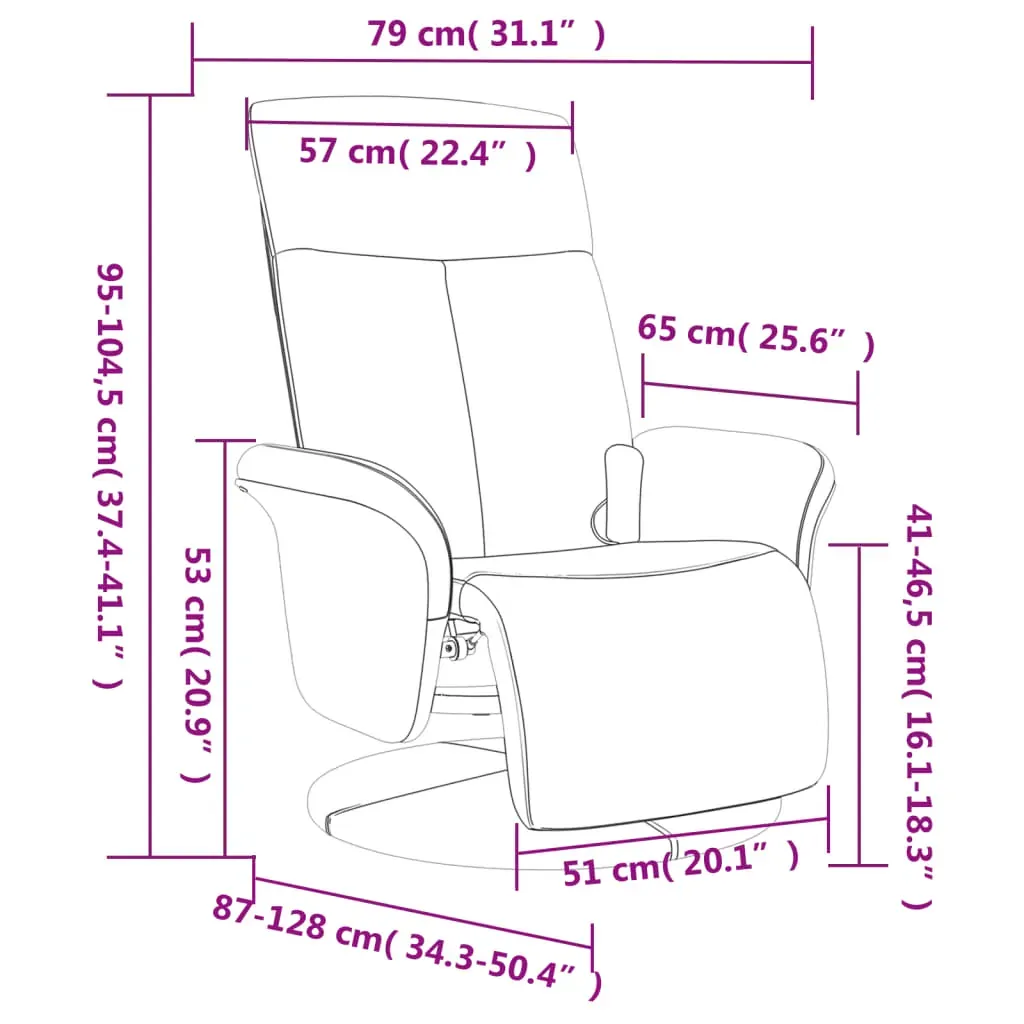 Massage Recliner Chair with Footrest Dark Grey Fabric Price