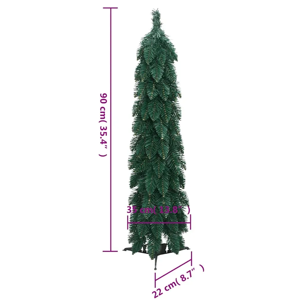 Artificial Pre-lit Christmas Tree with 45 LEDs 90 cm Price