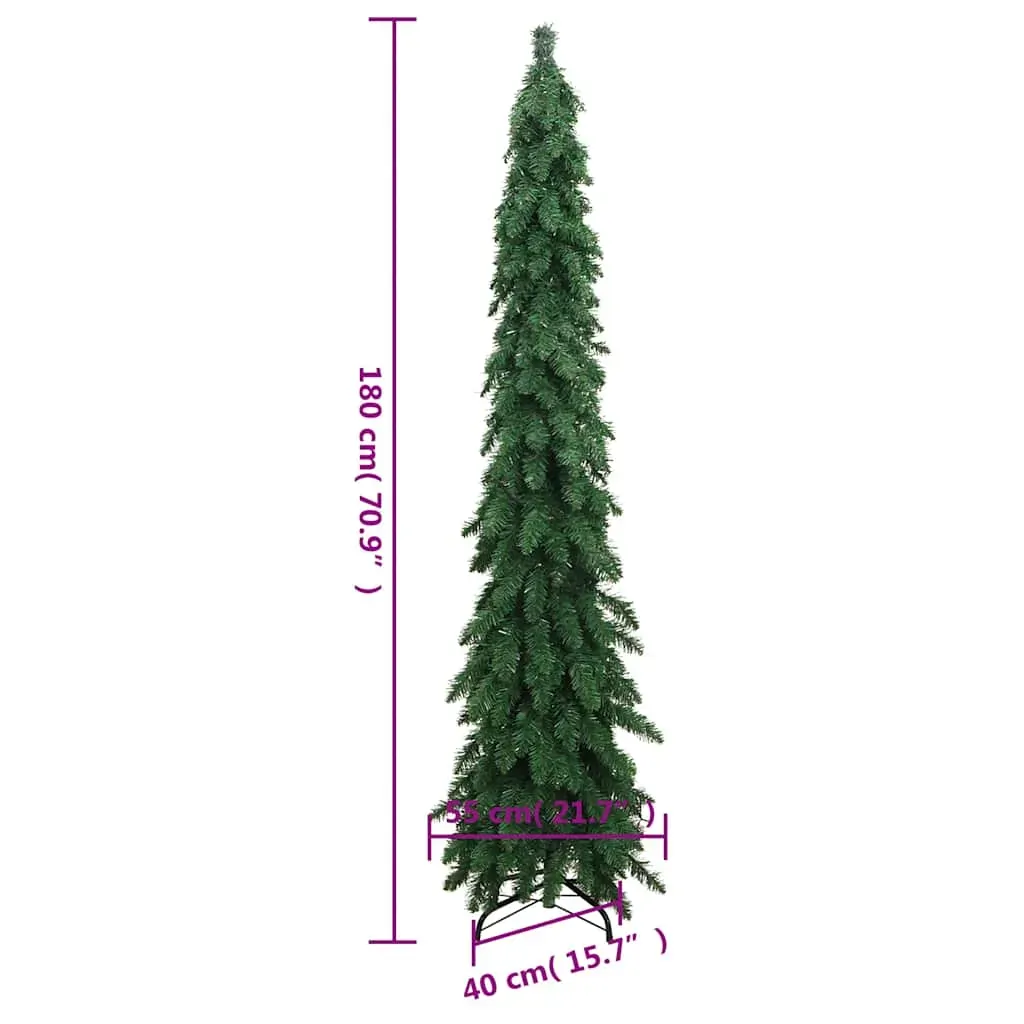 Artificial Pre-lit Christmas Tree with 100 LEDs 180 cm Price