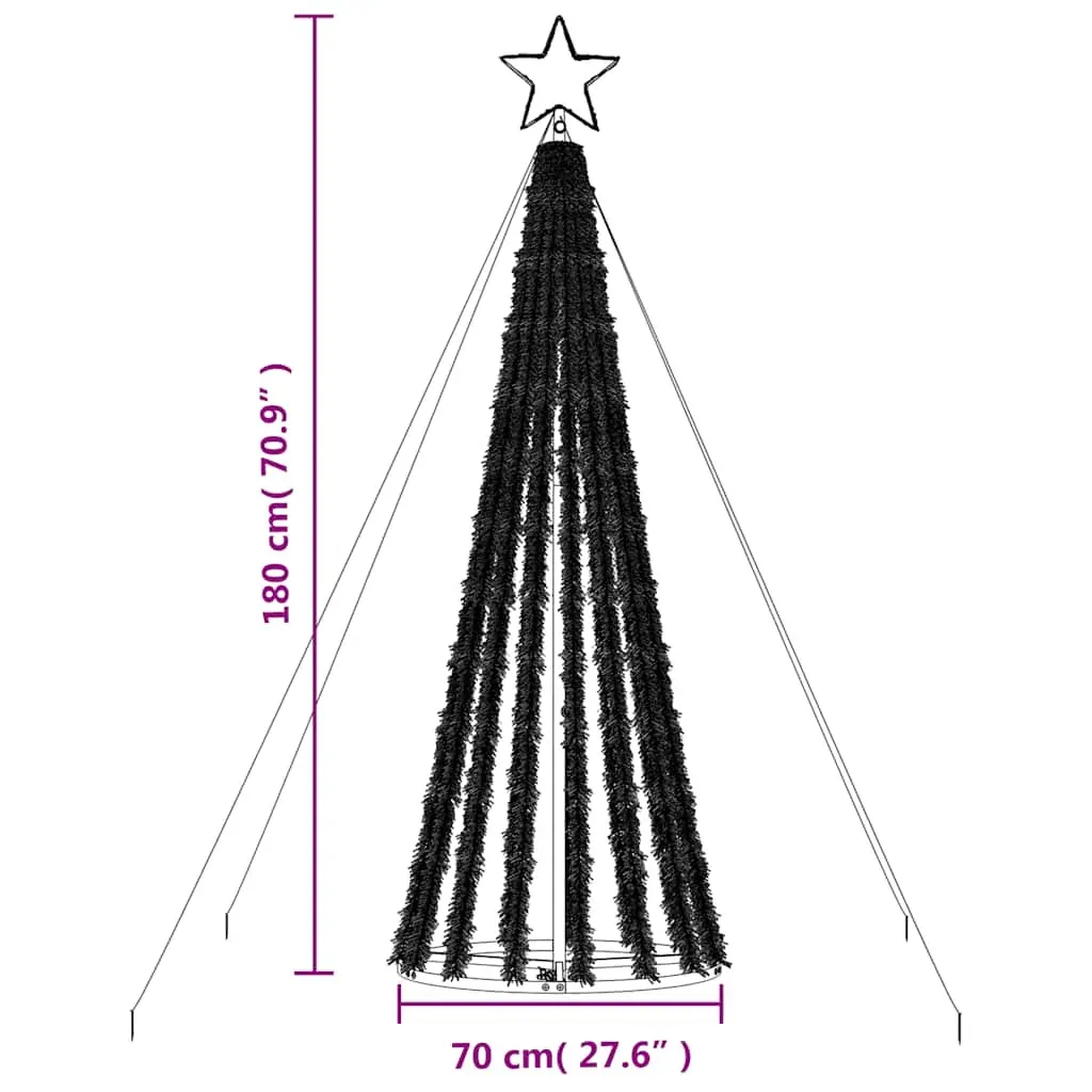 LED Christmas Tree 275 LEDs Warm White 180 cm Price
