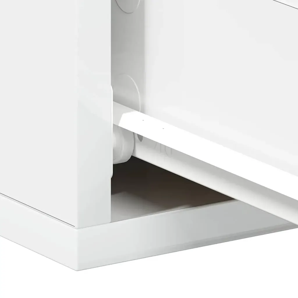 Floating Nightstands 2 pcs High Gloss White 40x30x15 cm Engineered Wood Price