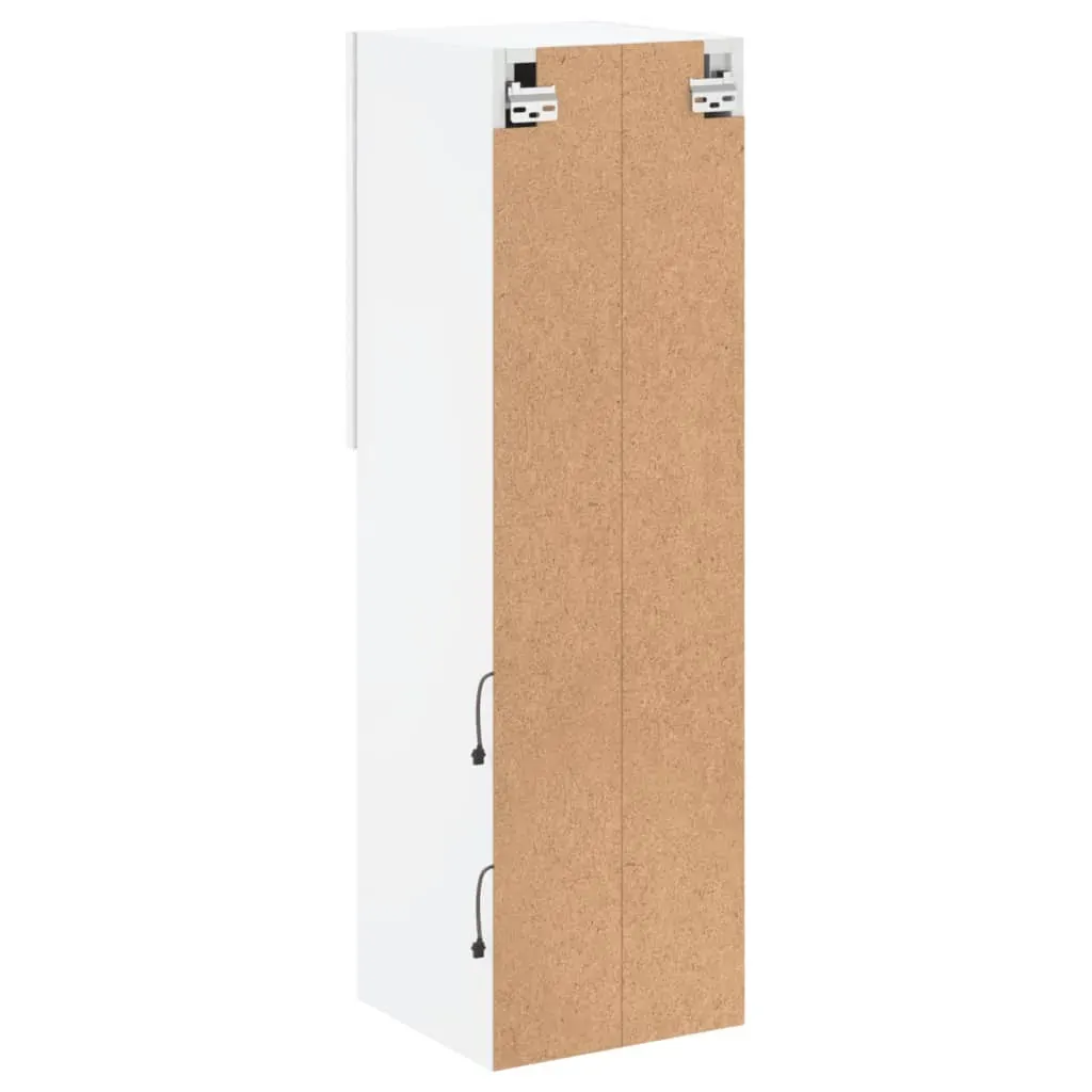 TV Cabinets with LED Lights 2 pcs White 30.5x30x102 cm Price