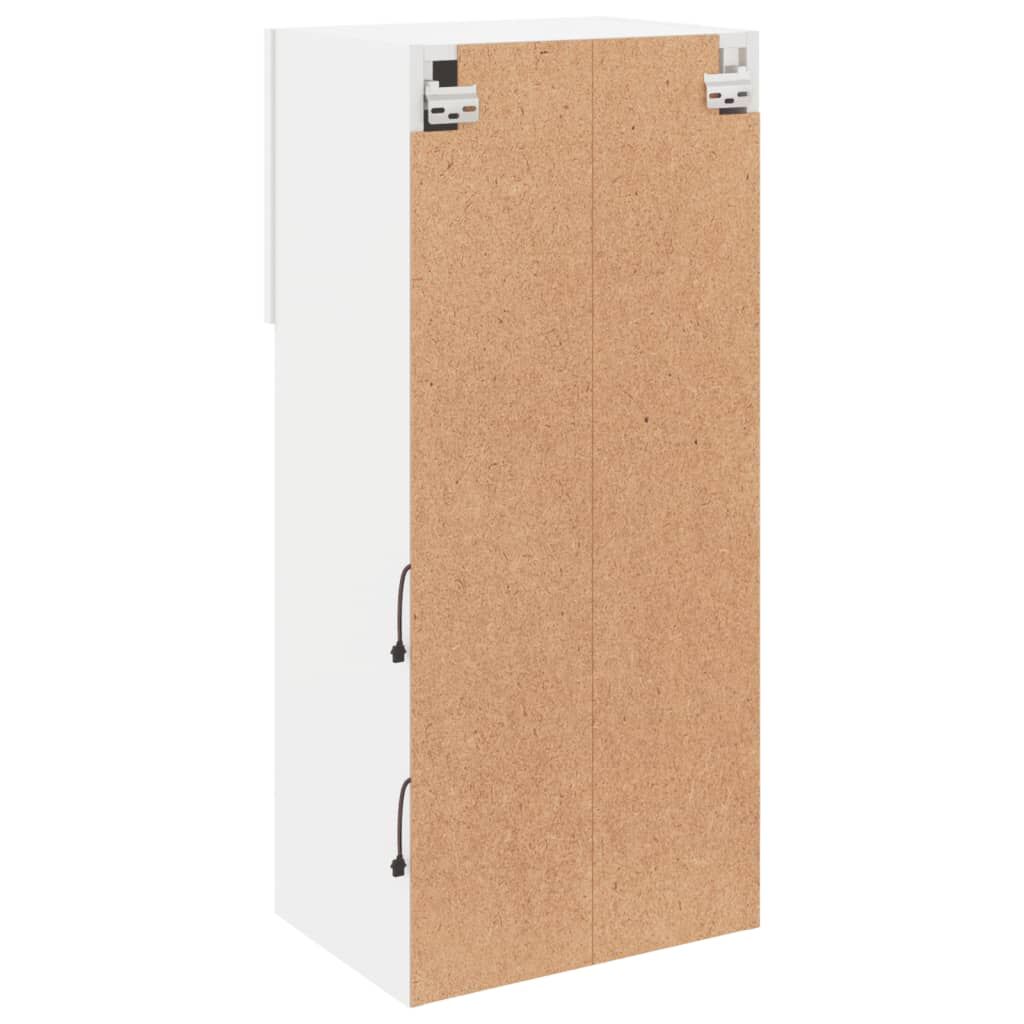 TV Cabinets with LED Lights 2 pcs White 40.5x30x90 cm Price