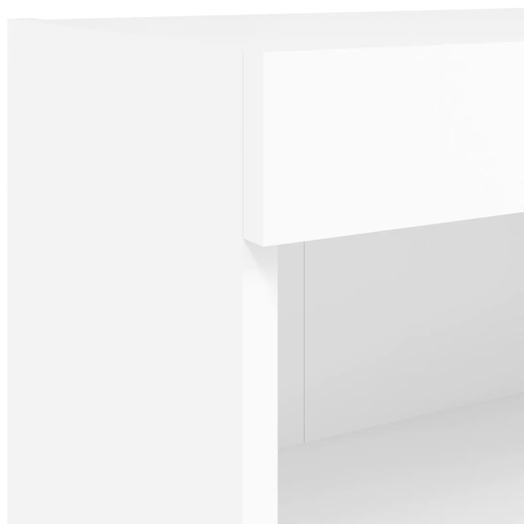 TV Cabinets with LED Lights 2 pcs White 60x30x30 cm Price